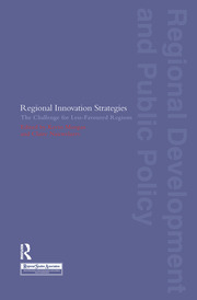 Regional Innovation Strategies: The Challenge for Less-Favoured Regions book cover