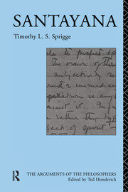 Santayana book cover