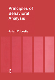 Principles of Behavioural Analysis book cover