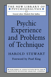 Psychic Experience and Problems of Technique book cover
