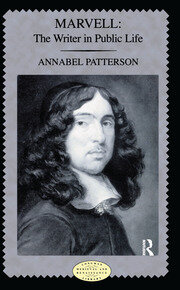 Marvell: The Writer in Public Life book cover