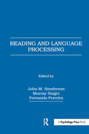 Reading and Language Processing book cover