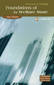 The Foundations of the Welfare State book cover