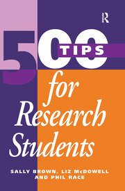 500 Tips for Research Students book cover