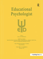 Motivation for Reading: Individual, Home, Textual, and Classroom Perspectives: A Special Issue of educational Psychologist book cover