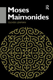 Moses Maimonides book cover