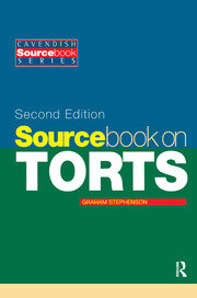 Sourcebook on Tort Law 2/e book cover