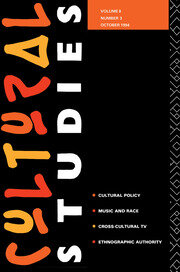 Cultural Studies: Volume 8, Issue 3 book cover