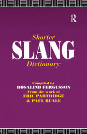 Shorter Slang Dictionary book cover