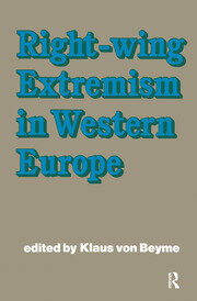 Right-wing Extremism in Western Europe book cover