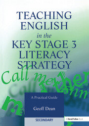Teaching English in the Key Stage 3 Literacy Strategy book cover
