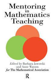 Mentoring In Mathematics Teaching book cover
