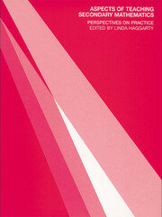 Aspects of Teaching Secondary Mathematics: Perspectives on Practice book cover