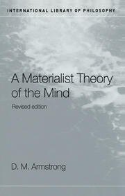 A Materialist Theory of the Mind book cover
