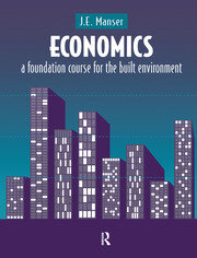 Economics: A Foundation Course for the Built Environment book cover