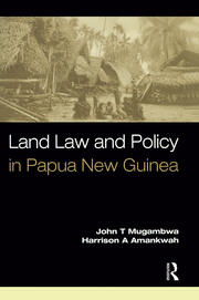 Land Law and Policy in Papua New Guinea book cover