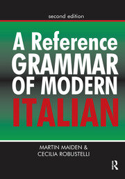A Reference Grammar of Modern Italian book cover