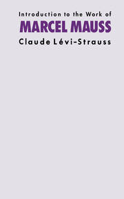 Introduction to the Work of Marcel Mauss book cover