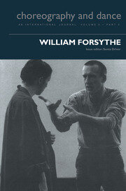 William Forsythe book cover