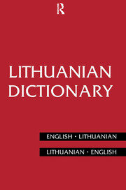 Lithuanian Dictionary: Lithuanian-English, English-Lithuanian book cover
