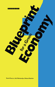 Blueprint 1: For a Green Economy book cover