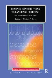 Learner Contributions to Language Learning: New Directions in Research book cover