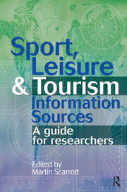 Sport, Leisure and Tourism Information Sources book cover