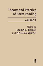 Theory and Practice of Early Reading: Volume 1 book cover