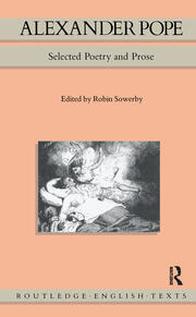 Alexander Pope: Selected Poetry and Prose book cover
