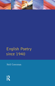English Poetry Since 1940 book cover