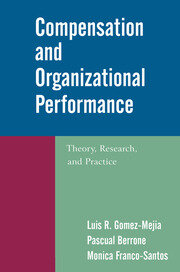 Compensation and Organizational Performance: Theory, Research, and Practice book cover