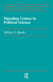 Signaling Games in Political Science book cover