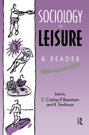 Sociology of Leisure: A reader book cover