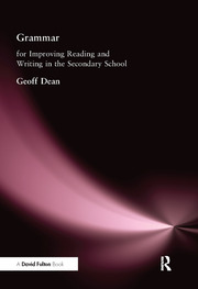 Grammar for Improving Writing and Reading in Secondary School book cover