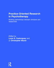Practice-Oriented Research in Psychotherapy: Building partnerships between clinicians and researchers book cover