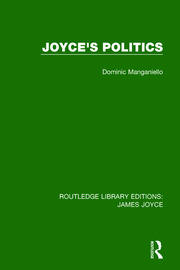 Joyce's Politics book cover