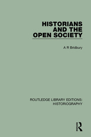 Historians and the Open Society book cover