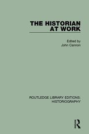The Historian At Work book cover