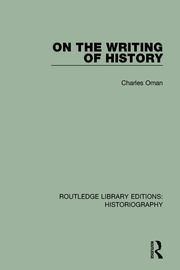 On the Writing of History book cover