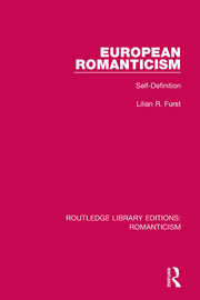 European Romanticism: Self-Definition book cover