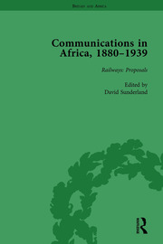 Communications in Africa, 1880–1939, Volume 1 book cover