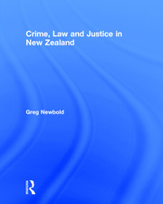 Crime, Law and Justice in New Zealand book cover