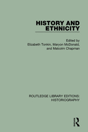 History and Ethnicity book cover