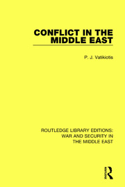 Conflict in the Middle East book cover