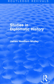 Studies in Diplomatic History book cover