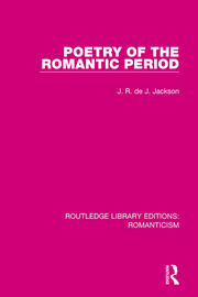 Poetry of the Romantic Period book cover