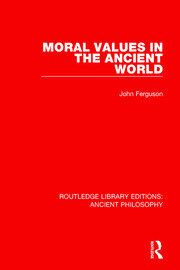 Moral Values in the Ancient World book cover