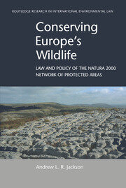 Conserving Europe's Wildlife: Law and Policy of the Natura 2000 Network of Protected Areas book cover