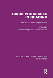 Basic Processes in Reading: Perception and Comprehension book cover