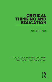 Critical Thinking and Education book cover